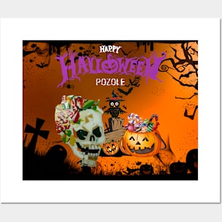 Happy Halloween Pozole Posters and Art